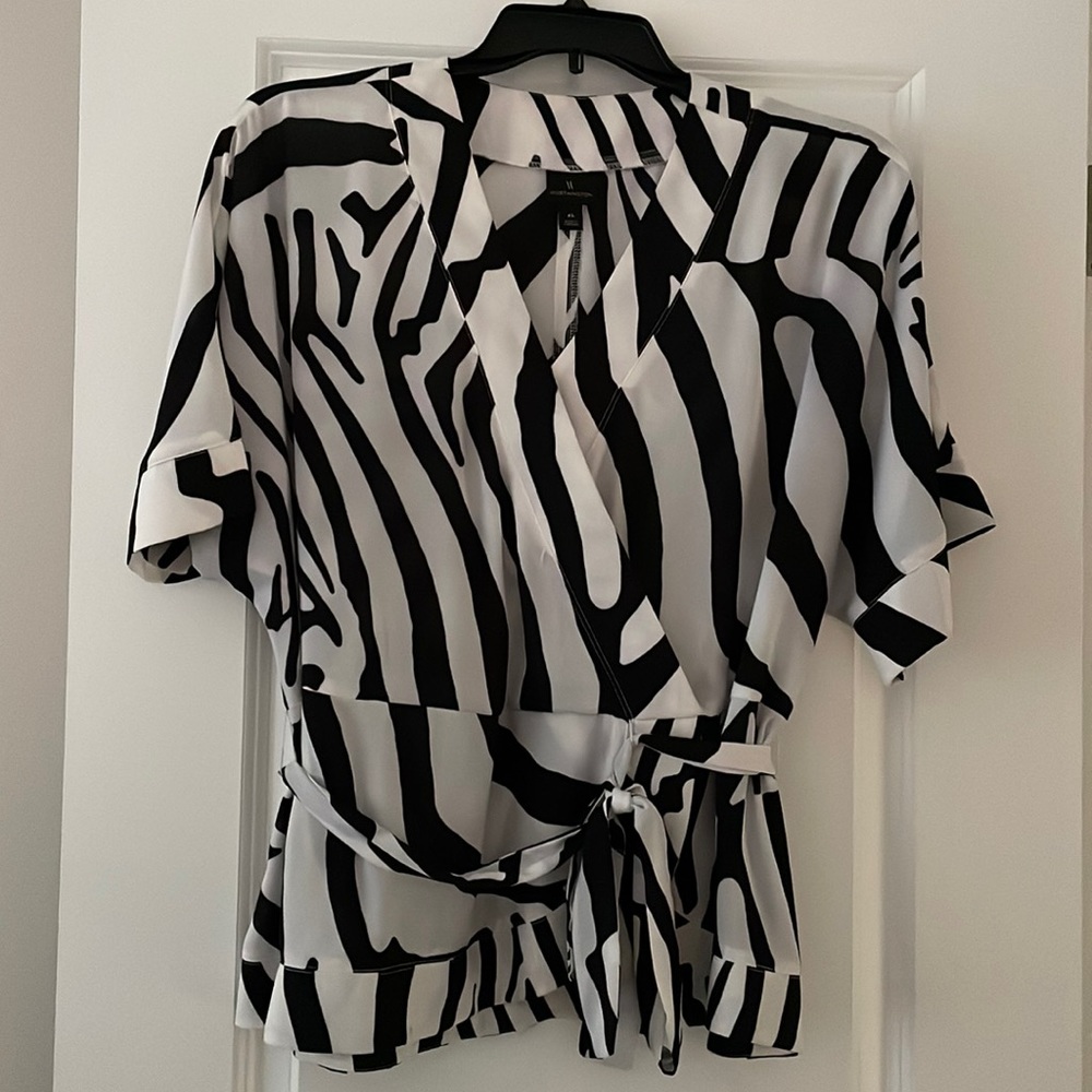 Womens zebra print blouse